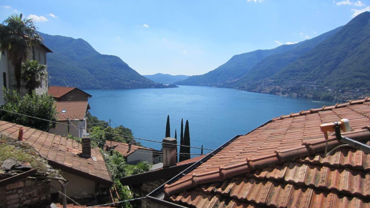 Villa Casa Sibiel Pognana Lario Esterno foto
